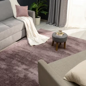 Ковер полиэстер Ribera 60x110 см цвет лиловый 82539408 STLM-2143990