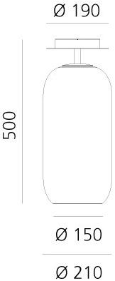 Artemide Светодиодный потолочный светильник из дутого стекла Gople sun-id-1389715 - Вид №2