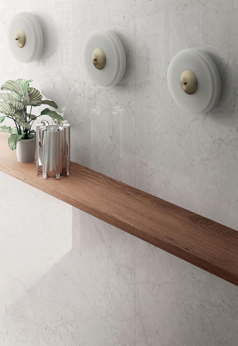 Marca Corona Настенная / напольная плитка из керамогранита с эффектом мрамора Foyer sun-id-1382487 - Вид №4