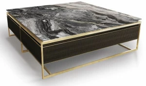 Visionnaire Низкий мраморный журнальный столик для гостиной Banner