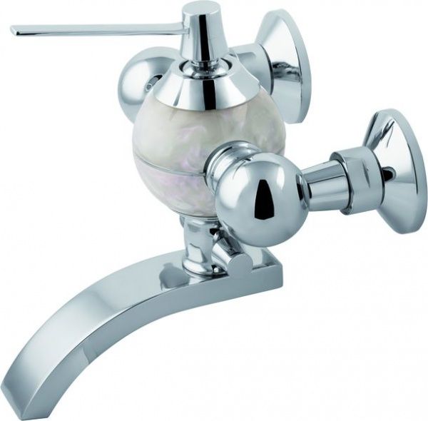 7201-200 Mariner Perle, однорычажный смеситель для ванны, цвет белый жемчуг