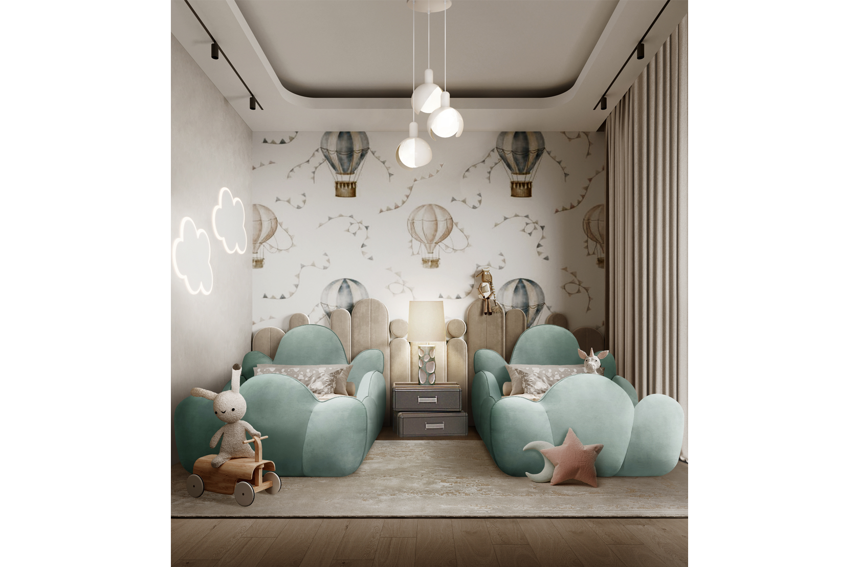 CIST792 Детская односпальная кровать Тристен Circu 