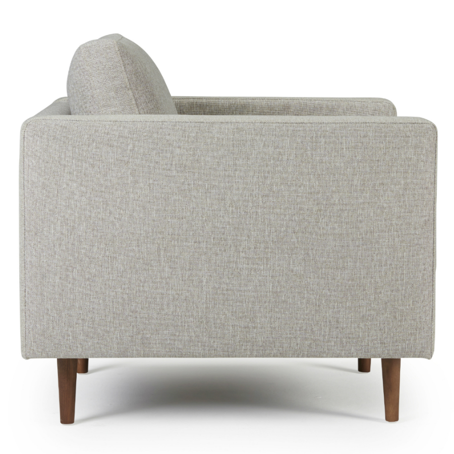 Кресло Otto, дуб/орех, темно-песочное Kragelund 37401248244 - Вид №3