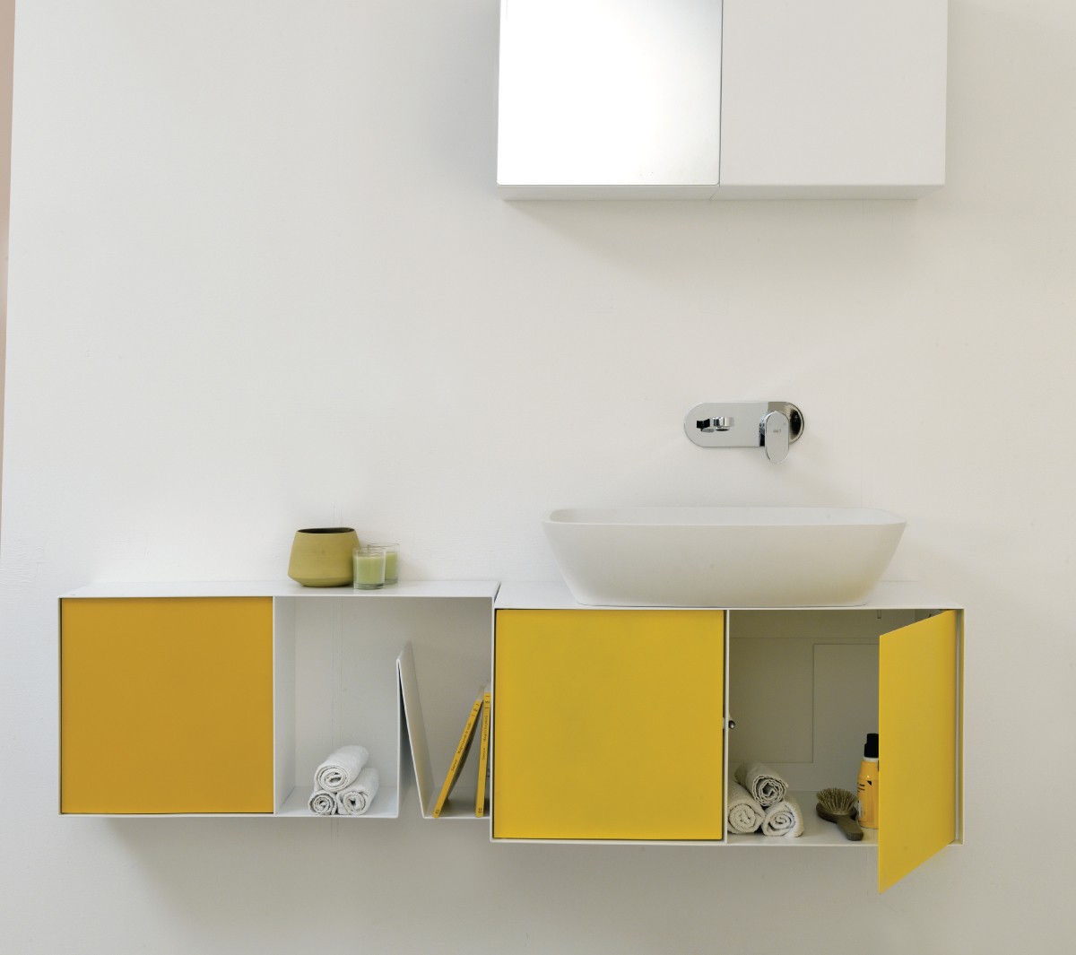 Ex.T Notch Cabinet 4 Умывальник настенный бирюзовый EXFORM4/6034  - Вид №4