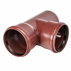 8M3187E7550 SANHA M3-187E тройник, угол 87,5°  DN 70x50 / OD 75x50 мм