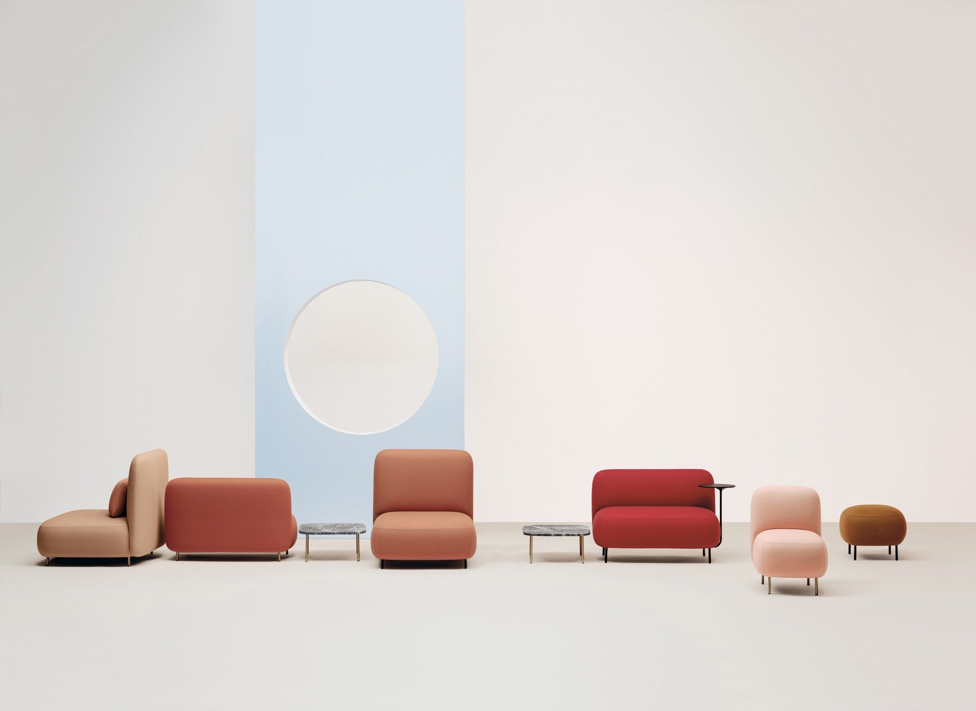 Квадратный пуф из ткани Pedrali Buddy ARCH-00144878 - Вид №8