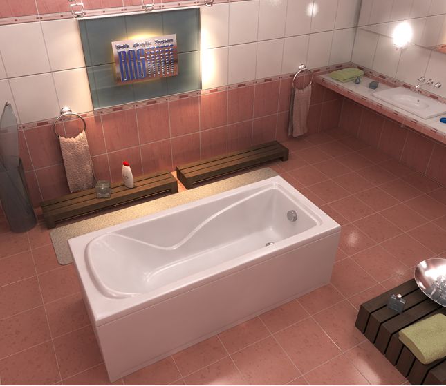 ВС 00031 Ванна Bas Олимп Santreyd - Вид №2