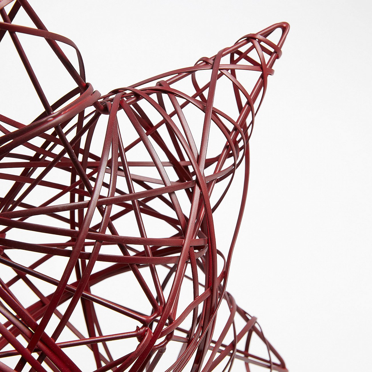 Украшение подвесное металлическое "Звезда красная" 30 см Clived от La Forma LA FORMA CLIVED 343369 Красный  - Вид №1