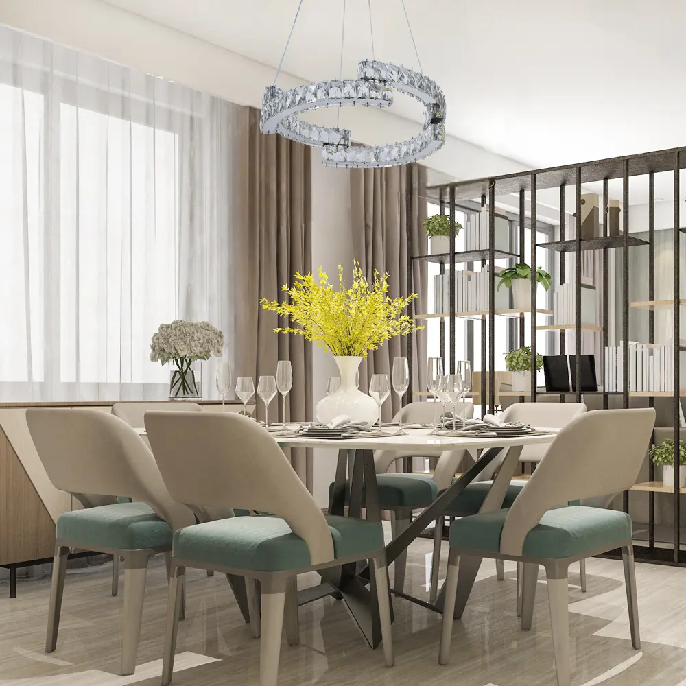 Люстра подвесная Sparkle с регулируемым светом и пультом управления 89438394 Escada STLM-1576900 - Вид №10