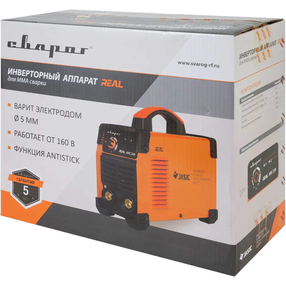 Сварочный аппарат инверторный Сварог ARC 220 REAL Z243N, 220 А, до 5 мм STLM-2008214 - Вид №4