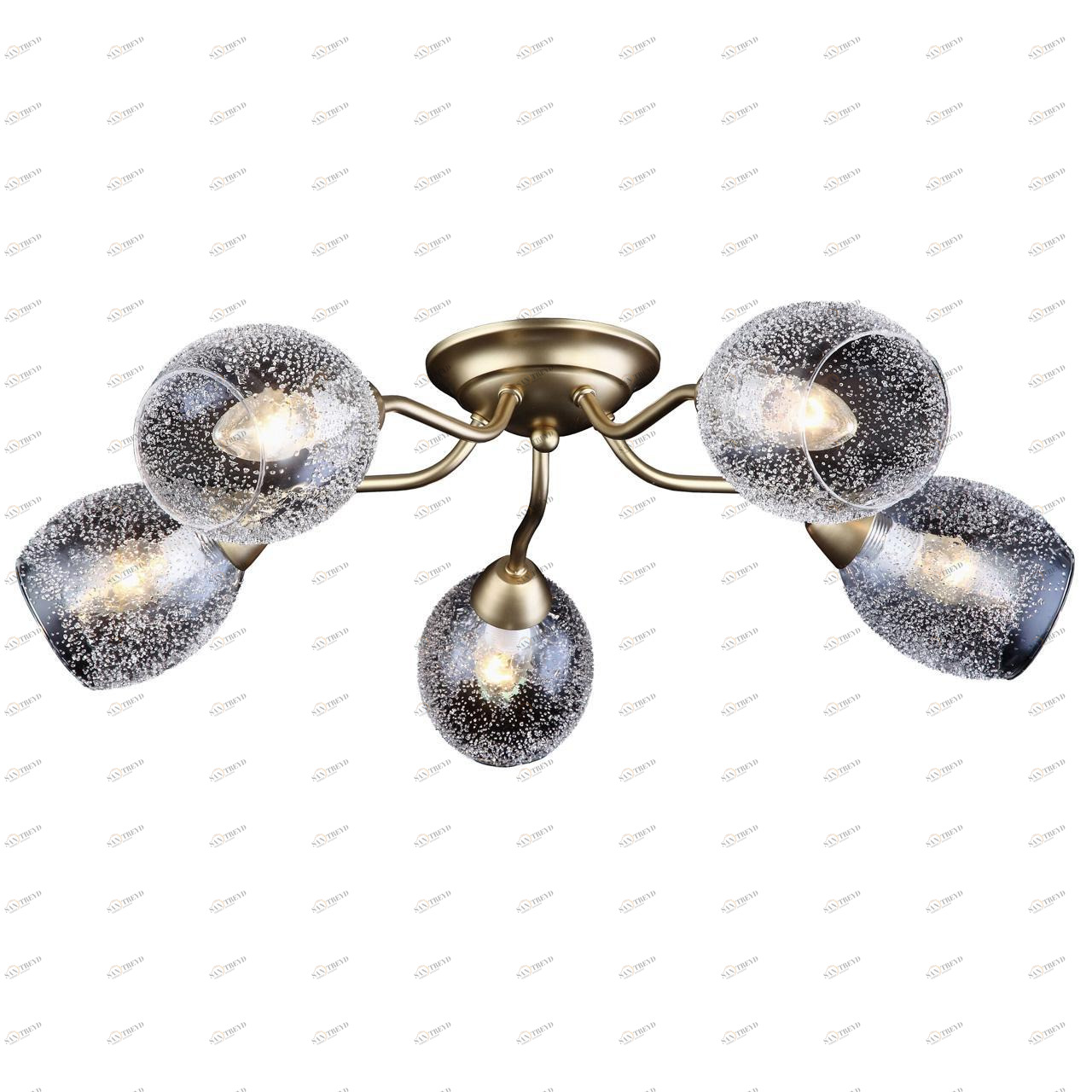 Потолочная люстра Omnilux Miglionico OML-55507-05 OMNILUX MIGLIONICO 220140 Бронза 