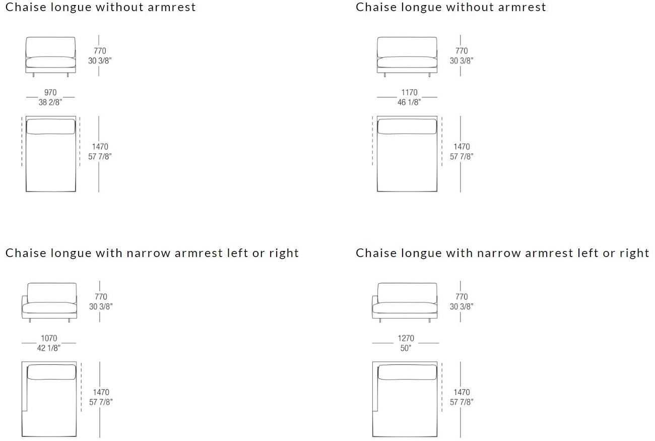 MisuraEmme Диван из ткани с полкой для журналов Misuraemme sun-id-1374520 - Вид №21