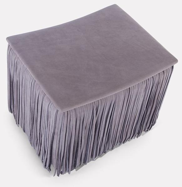 MORADA Квадратный пуф из нубука Taglia Taglia ot - Вид №2