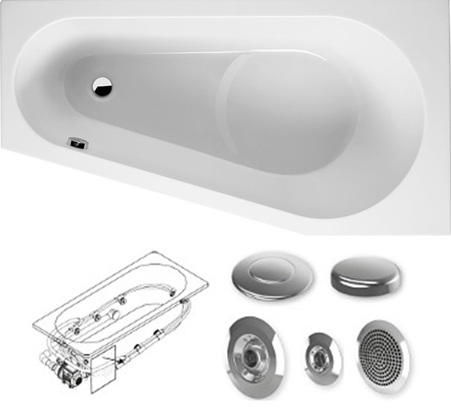 BB8000500000000_hit1 Ванна Riho Delta Santreyd - Вид №4