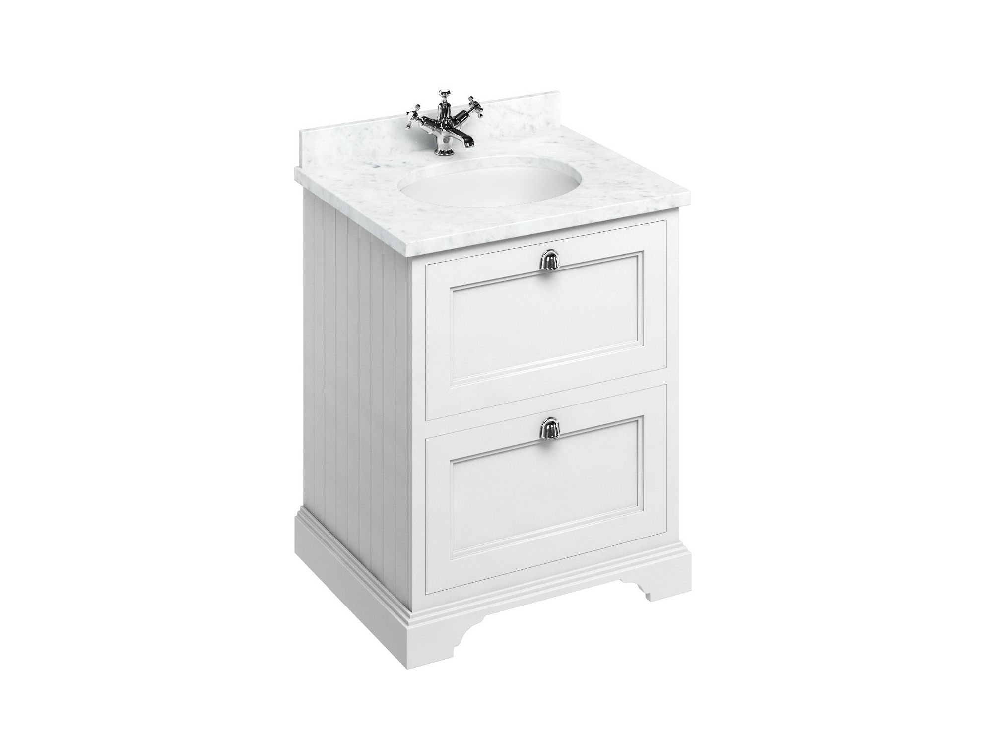 Напольный шкаф для умывальника из МДФ с ящиками Burlington MINERVA ARCH-00047533 - Вид №7