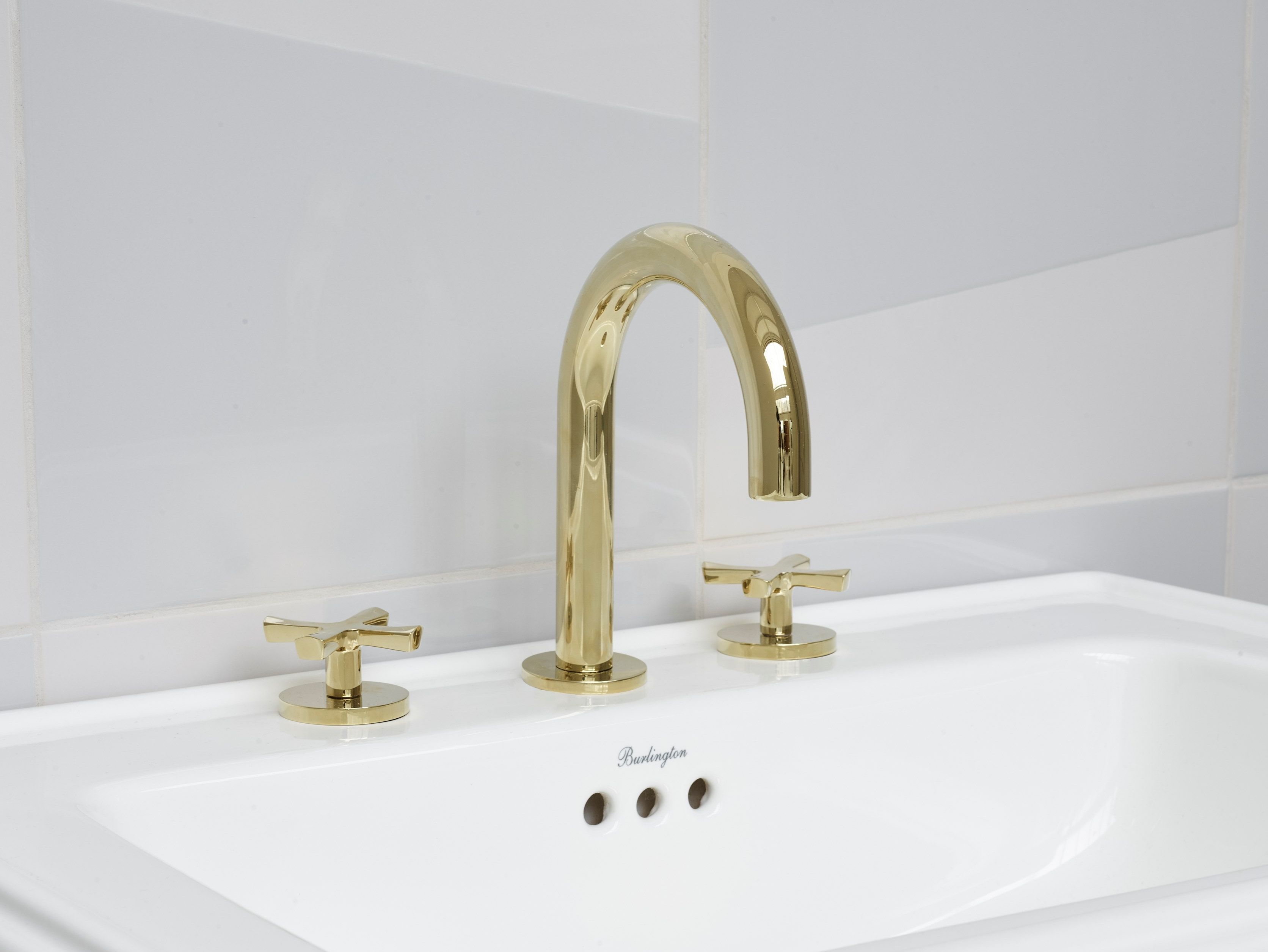 Смеситель для раковины с 3 отверстиями Burlington RIVIERA ARCH-00114408 - Вид №2