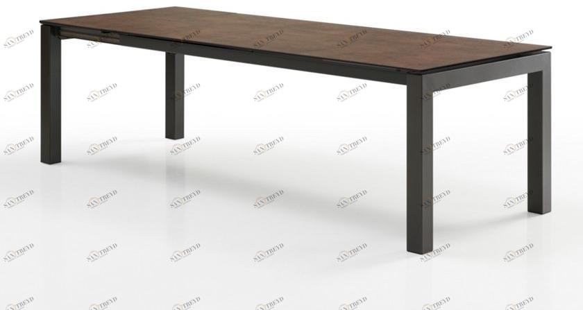 MOBLIBERICA Раскладной прямоугольный керамический обеденный стол sun-id-1451642