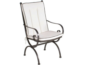 10.00.0506 Кресло Romeo Elegance Marone Antik Подушка сиденья / спинки uni natural w. Black. Трубопровод Mbm