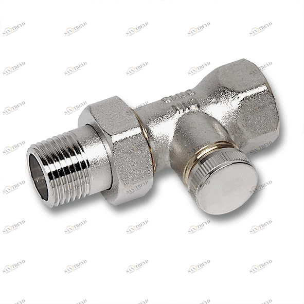 315AV12 SANHA 15AV соед.для радиаторов полн. прох.,DIN3842,лат.никел. 1/2 мм 