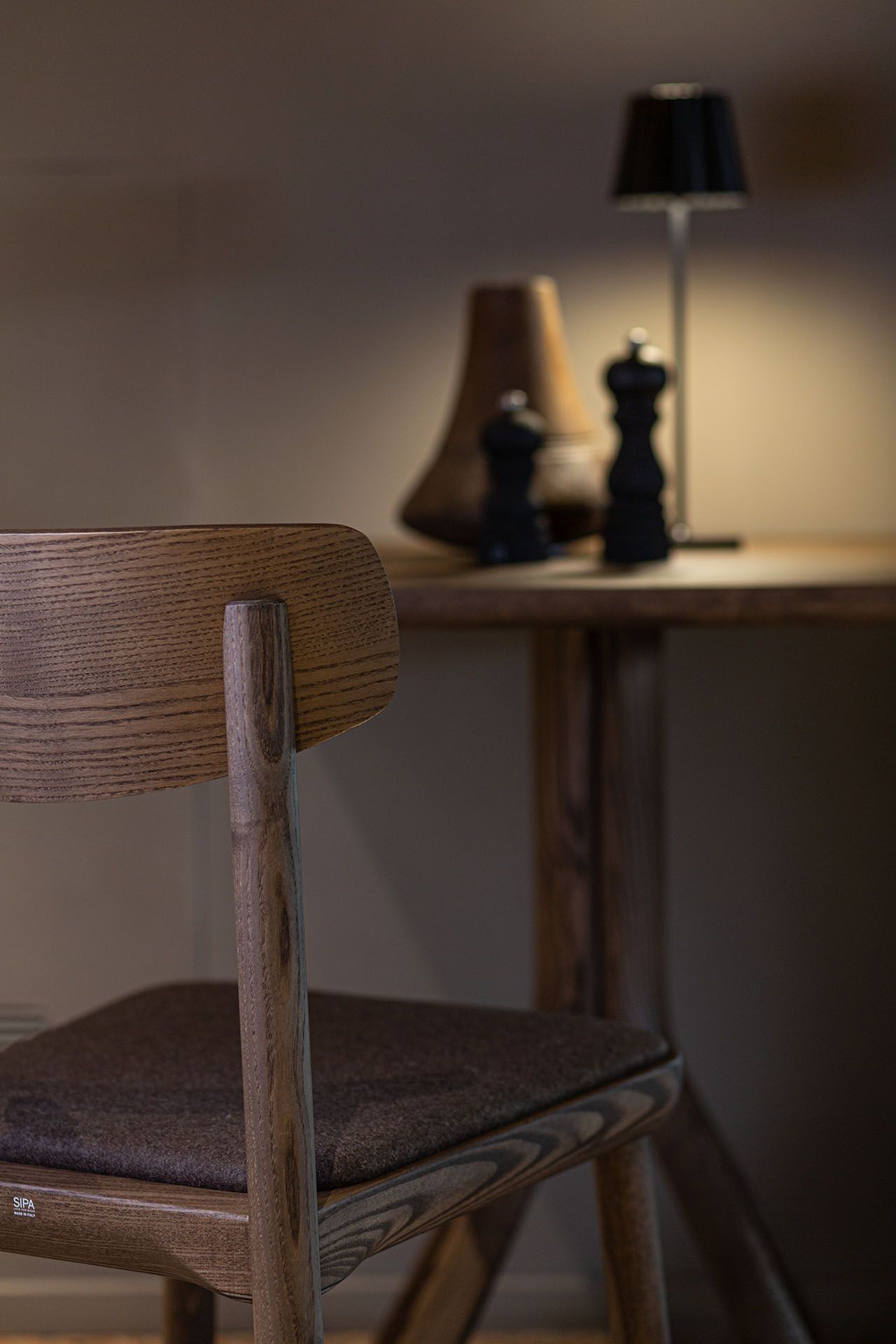 Стул из ясеня с мягким сиденьем SIPA Isa ARCH-00095431 - Вид №6