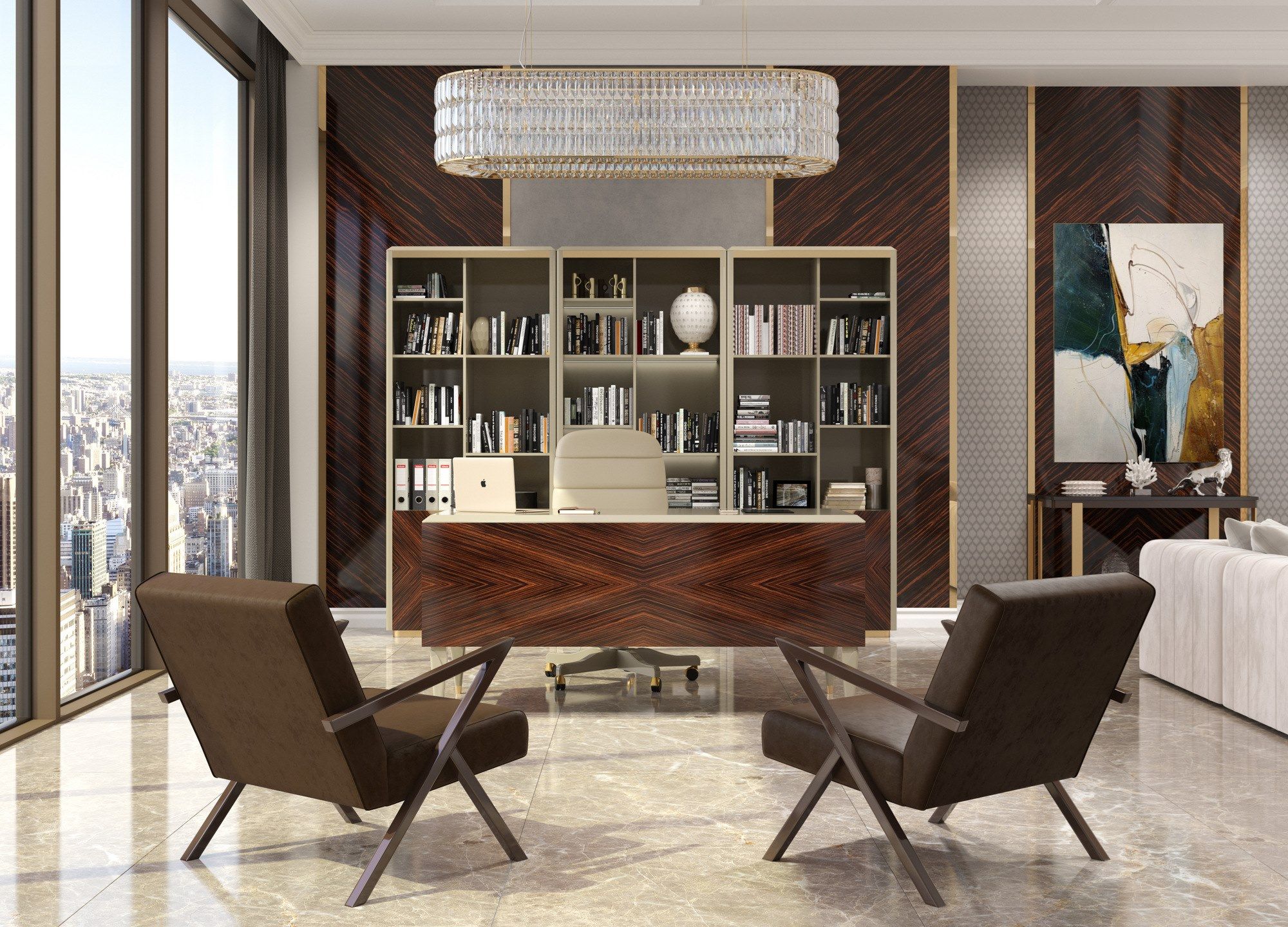 Прямоугольный стол из массива дерева с ящиками GUERRA VANNI Clizia ARCH-00042590 - Вид №3