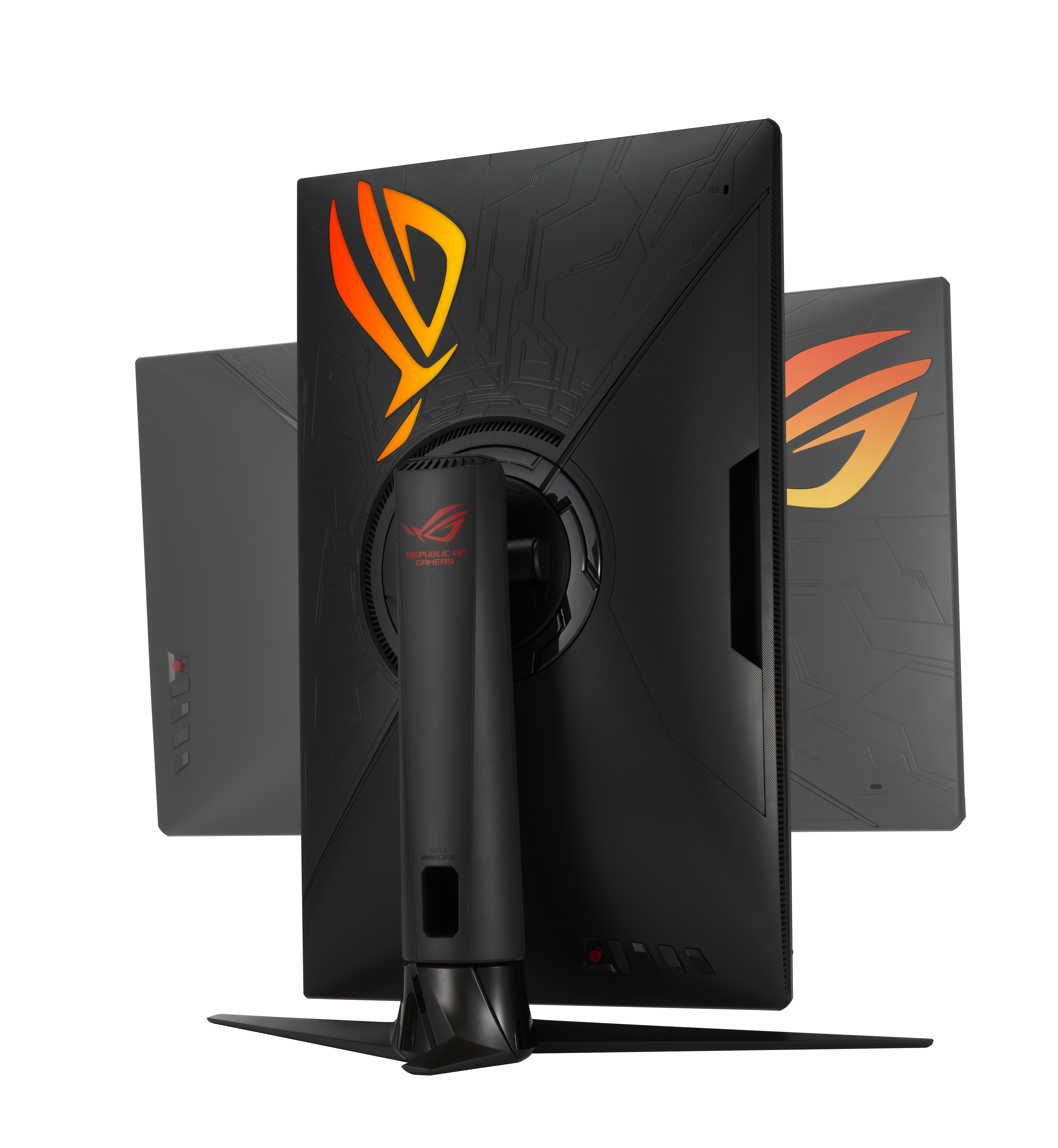 90LM06U0-B01370 rog strix xg27aq, 27" геймерский монитор для киберспорта, full-hd (1920х1080), до 144 гц, dvi, displayport, hdmi, подсветка aura, freesync ASUS ASUS ROG Santreyd  - Вид №3