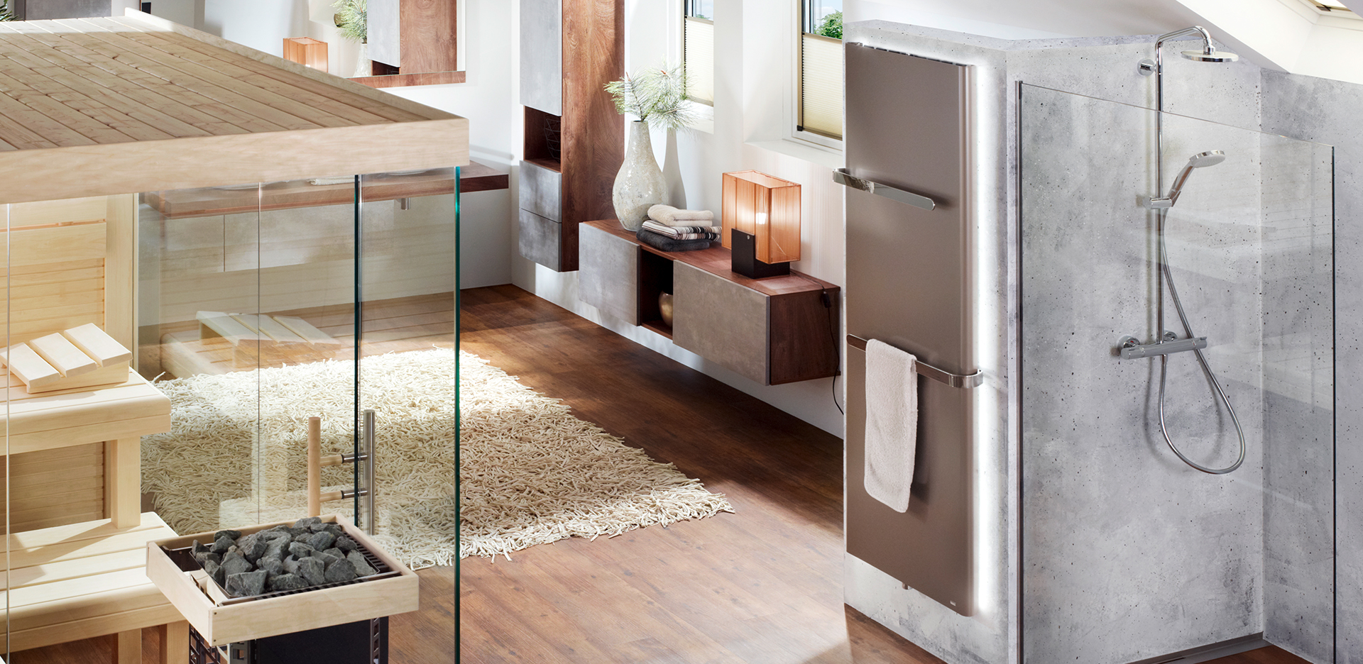 Bemm Трубный полотенцесушитель Органический Плава Softline + LED sun-id-1224986 - Вид №1