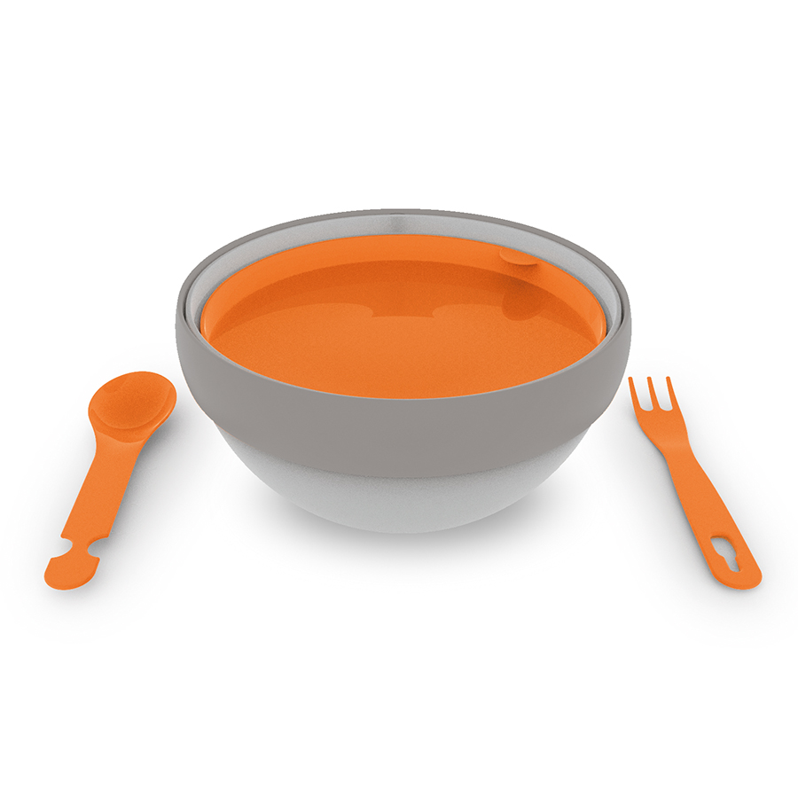 Ланч-бокс Zero для салатов серый Guzzini 100100162 - Вид №1