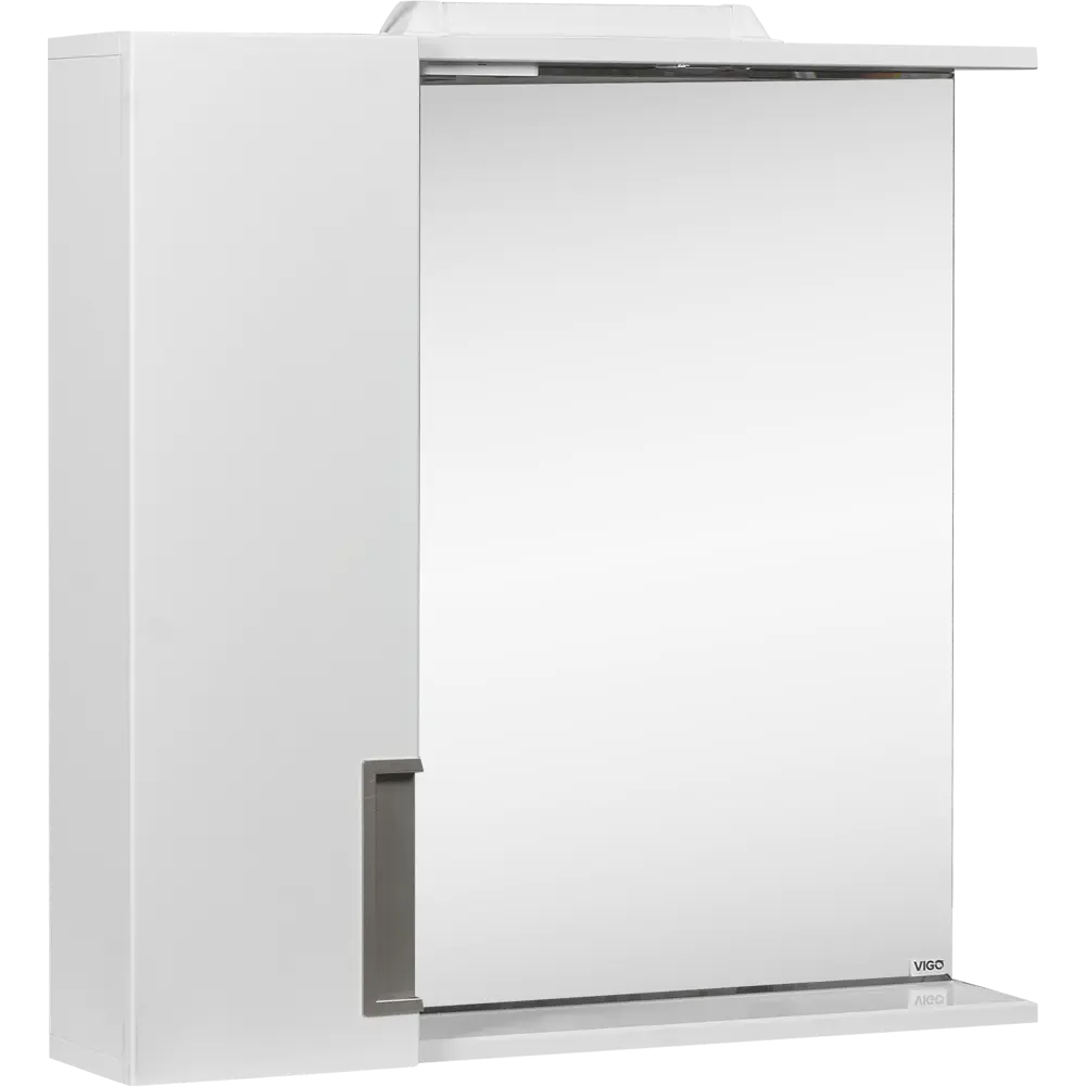 Шкаф для ванной зеркальный подвесной Vigo Венто 70x70 см цвет белый STLM-2163527 - Вид №1