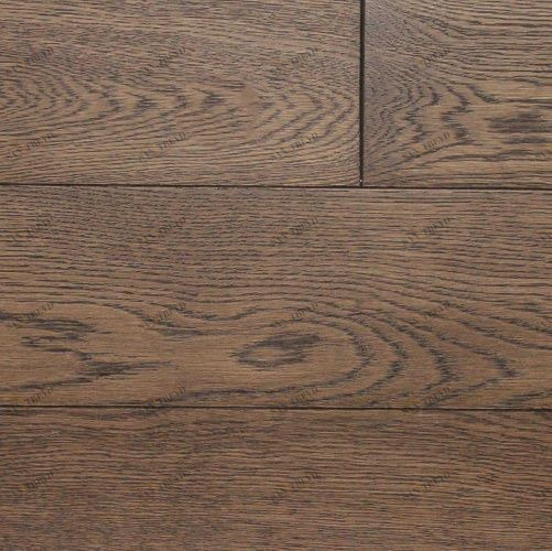 Массивная доска Baricella Rossano Дуб Рустик с брашью (Текстурированная) 500-1400х120 мм 3300300006