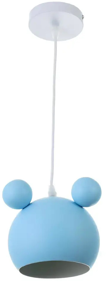 91657078 Светильник подвесной Flylight Pdl-panda-gol 1 лампы 8 м² цвет голубой STLM-0907184