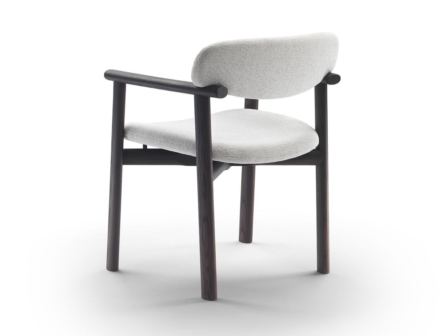 Тканевый стул с подлокотниками и деревянной рамой Marelli AFRA ARCH-00101342 - Вид №2