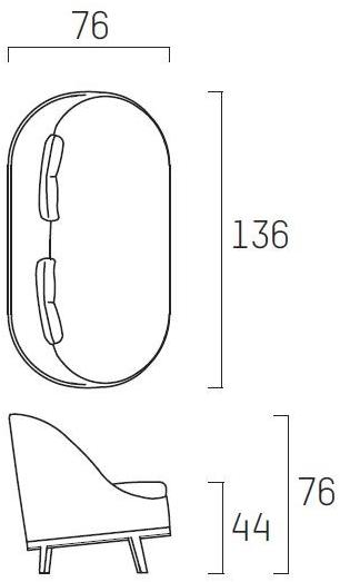 Piet Boon Диван из ткани Belle Pbc 02.02.01. - Вид №2