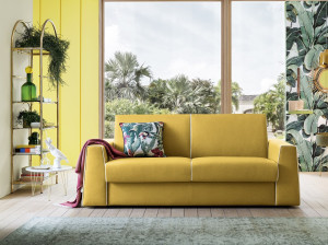 Двуспальный диван-кровать из ткани