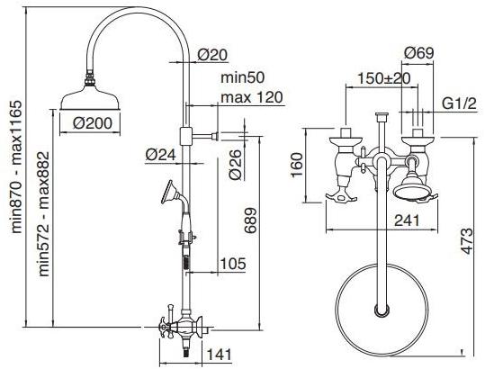 Rubinetterie Treemme Nuova retrò  4190  - Вид №3