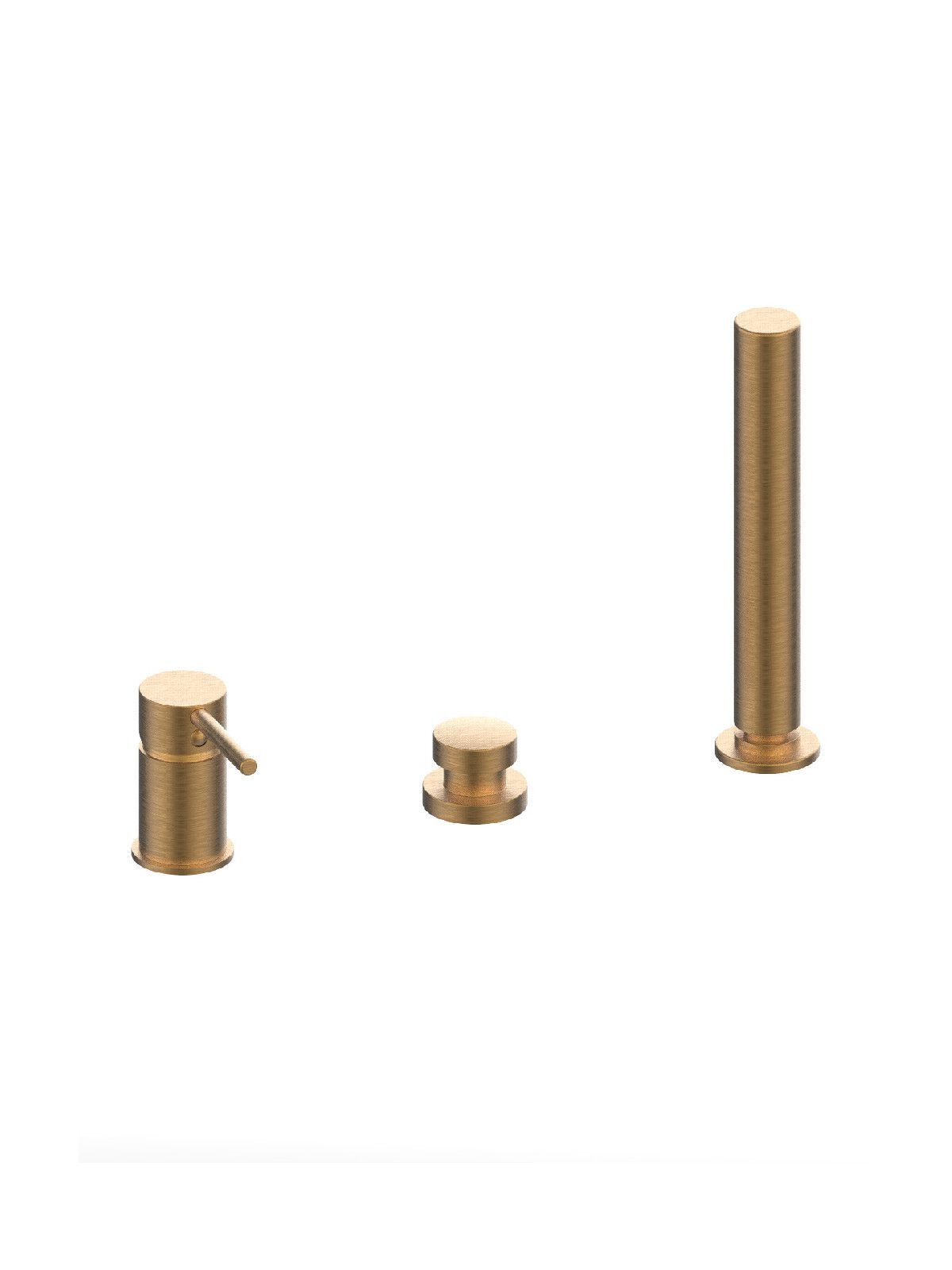 Встраиваемый однорычажный смеситель для ванны с ручным душем Rubinetterie Frattini Pepe XL ARCH-00054876 - Вид №2