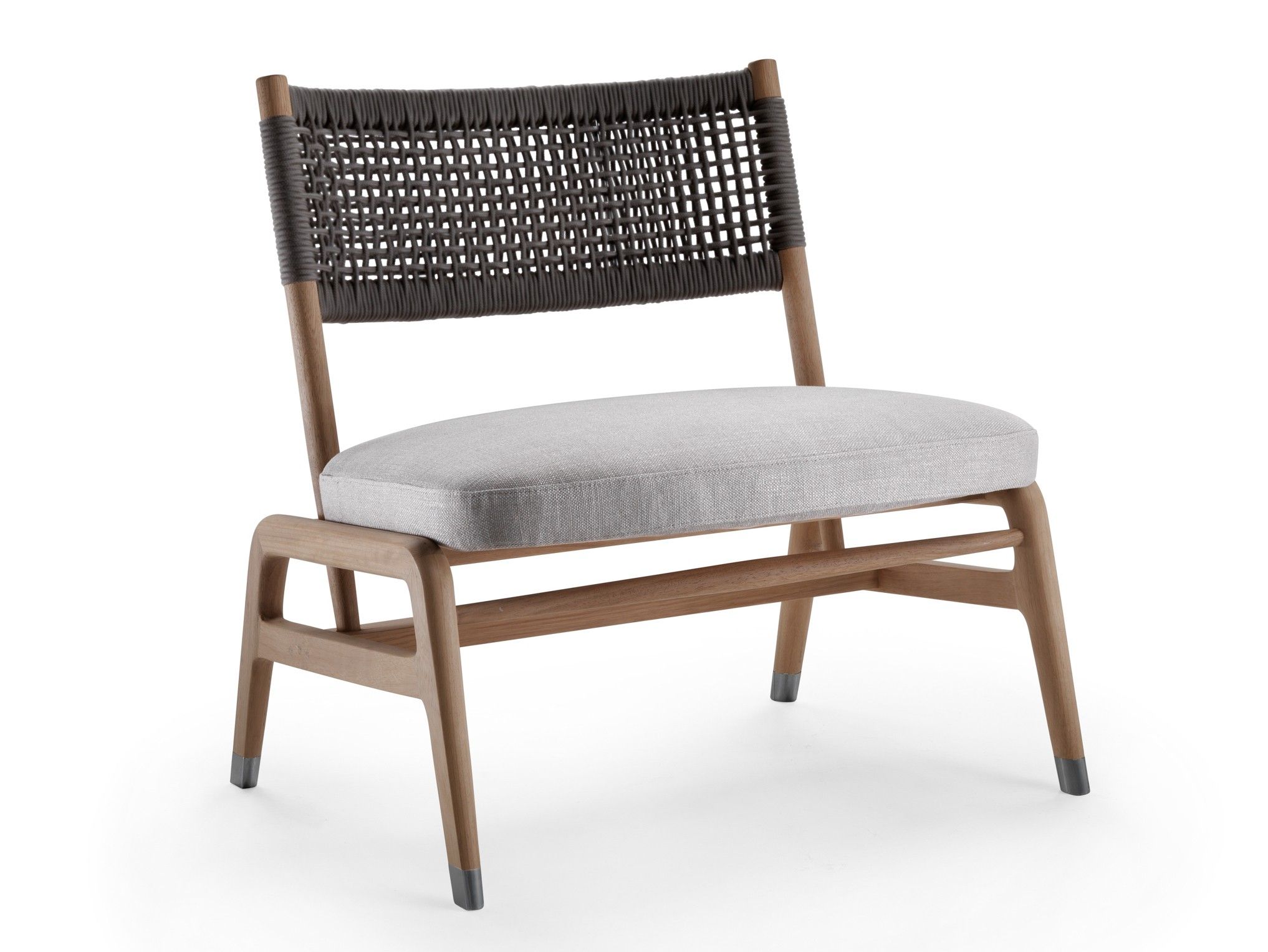 Кресло из массива дерева с мягким сиденьем Flexform Ortigia ARCH-00036822