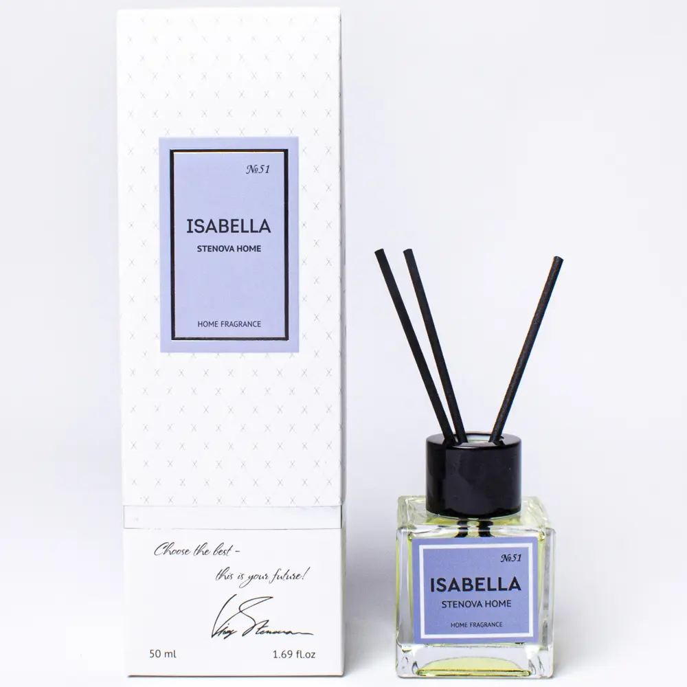 Аромадиффузор STENOVA HOME Isabella №51 50 мл с 6 ароматами 89342975 STLM-0838124