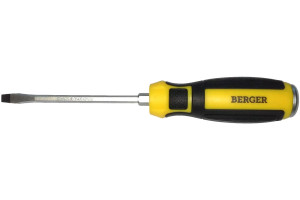 15634079 Ударная шлицевая отвертка с шестигранником SL8*200мм BG1036 Berger BG