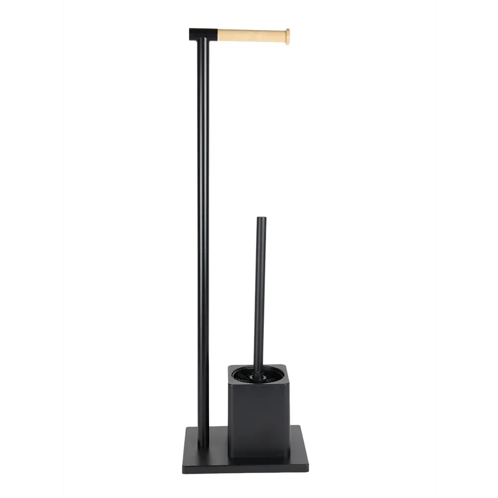 Стойка-ерш для унитаза арчи пластик/бамбук черный Santreyd STLM-2096548 - Вид №1