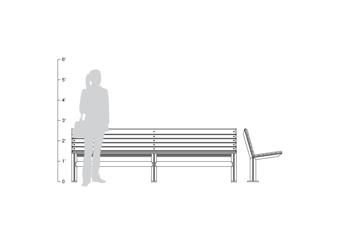 FSRT41 Скамейка рыцаря  Forms-surfaces  - Вид №26