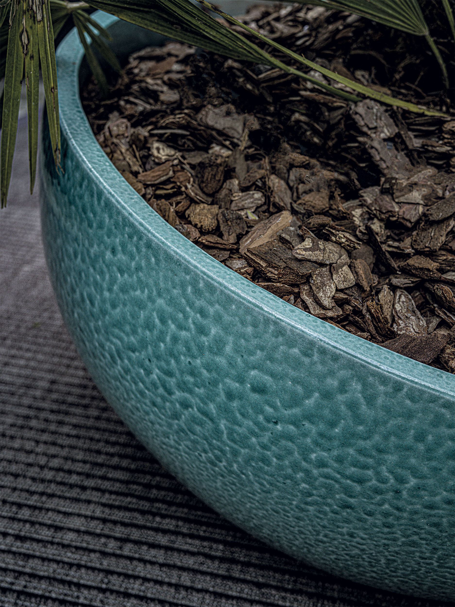 Керамический ручной работы высокий садовый горшок Longhi курорт ARCH-00138356 - Вид №3