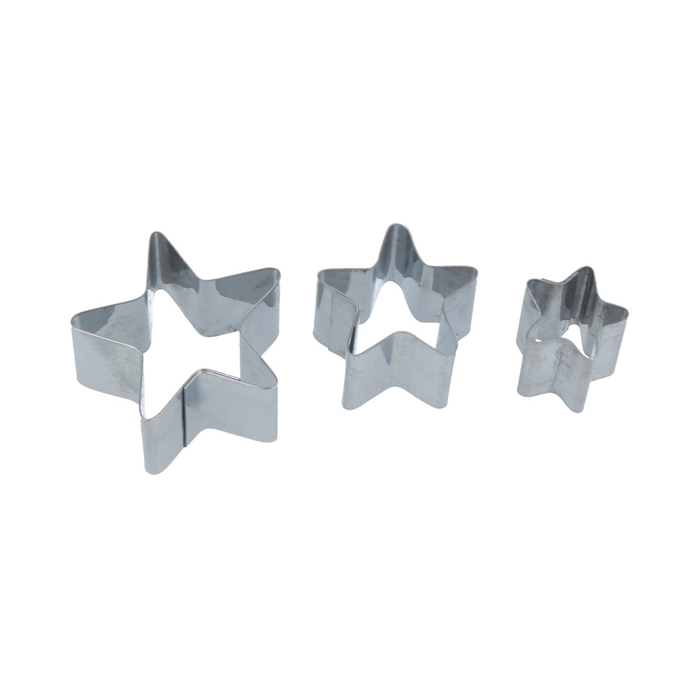 00008 Вырубка 3 шт Звезда 1.8х1.8; 2.8х2.8; 3.8х3.8 AFD Santreyd 