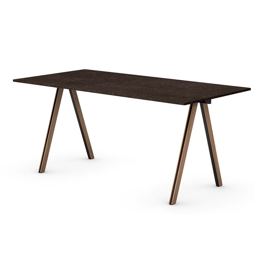 Квадратный стол из железа и дерева Vela Arredamenti Jean ARCH-00030316 - Вид №4