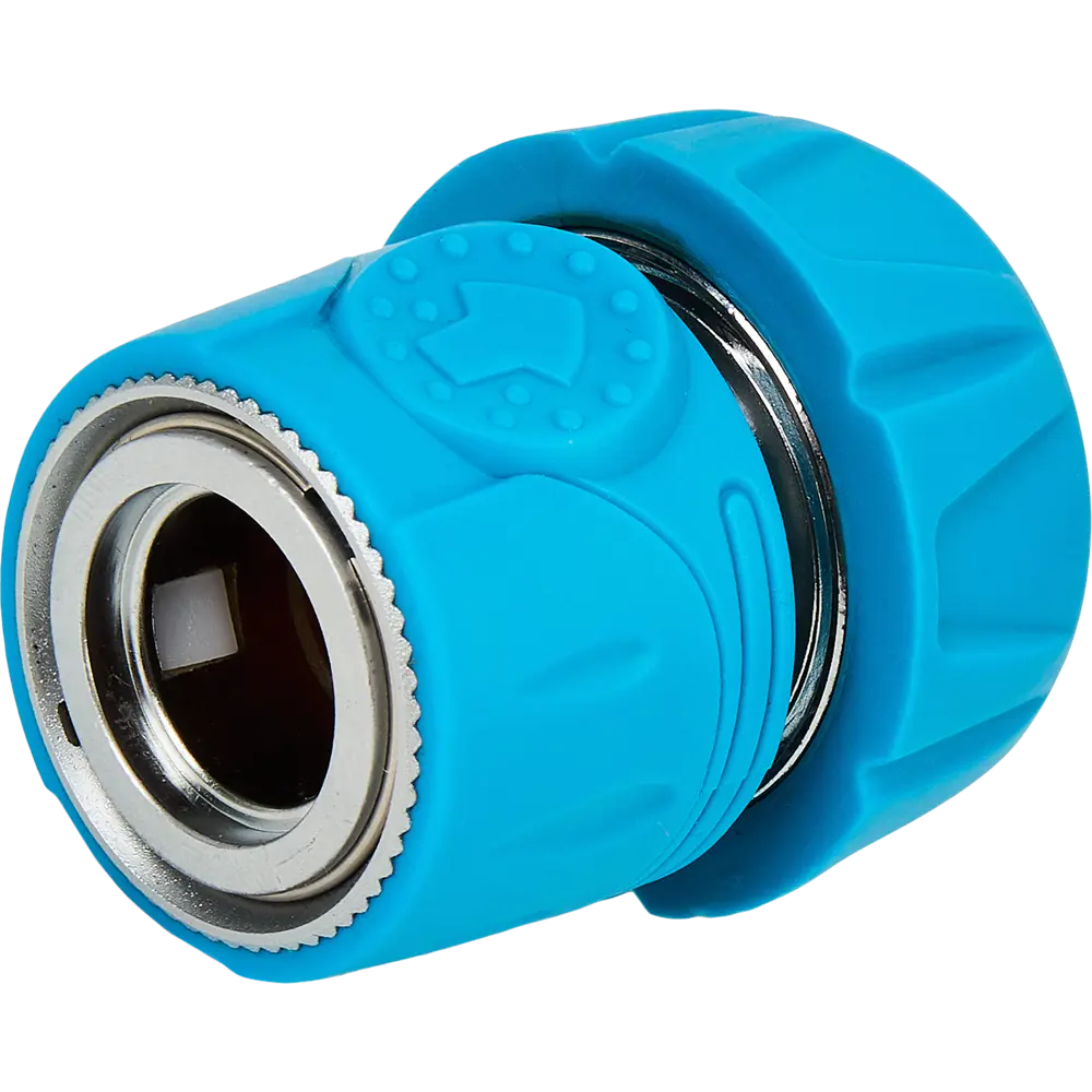 PALISAD LUXE - Быстросъемный алюминиевый соединитель для шланга 3/4" с аквастопом 89342201 STLM-0964974 - Вид №1