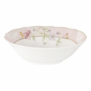 Салатник фарфоровый белый с фиолетовым "Цветы" ANNA LAFARG EMILY ЦВЕТЫ 00-3946715 Белый;фиолетовый