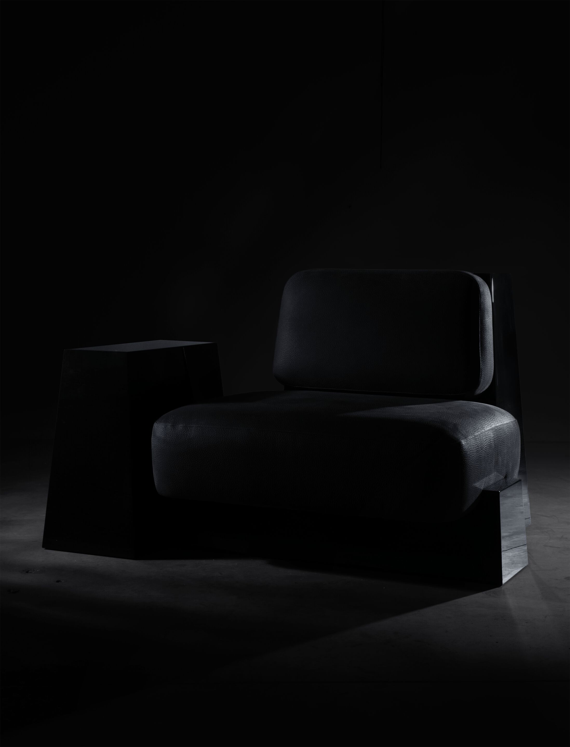 Кресло из кожи и дерева Movimento Gallery артефакт ARCH-00109830 - Вид №4