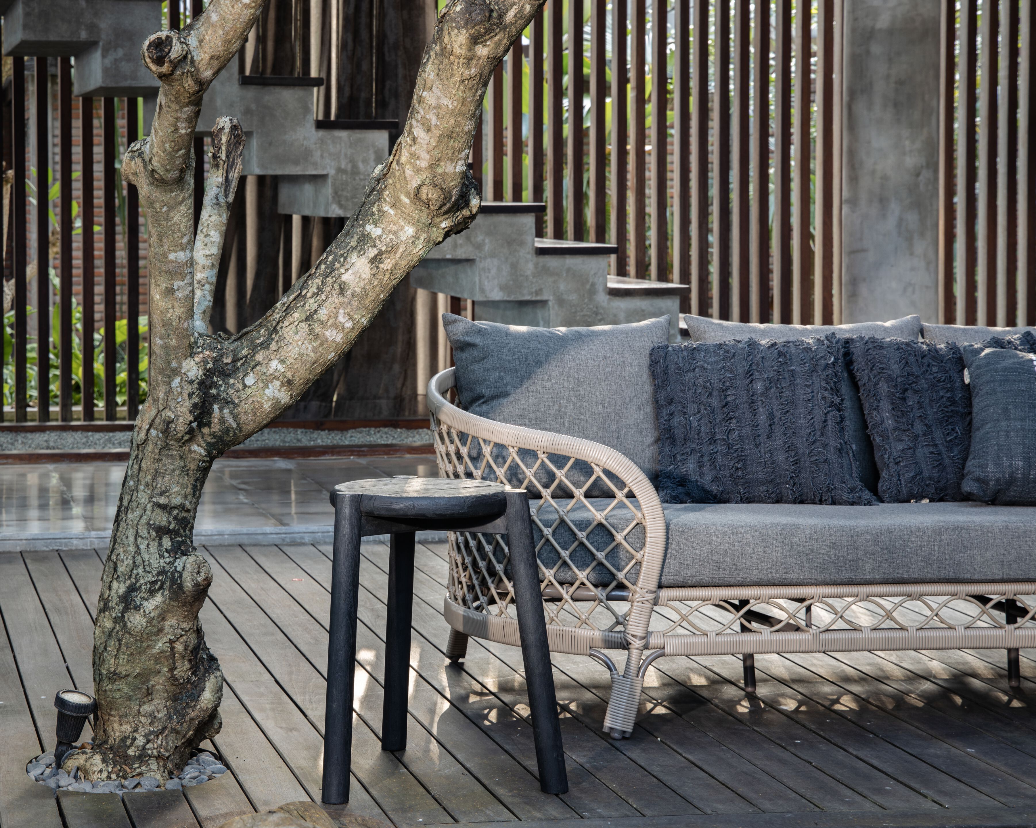 Высокий садовый стол из тикового дерева cbdesign Lem ARCH-00138080 - Вид №3