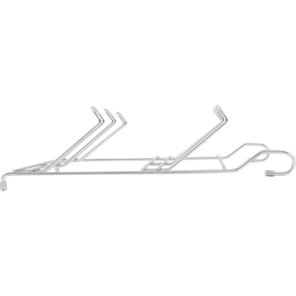Полка для 6-ти бокалов Delinia 24x10x34 см сталь цвет хром STLM-2161175 - Вид №2