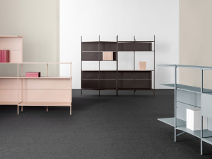 Модульный металлический книжный шкаф